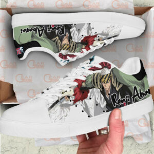 Renji Abarai Skate Shoes Custom Anime Bleach Shoes 5