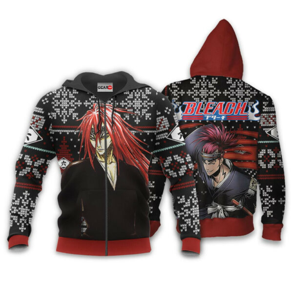 Renji Abarai Ugly Christmas Sweater Custom Anime BL XS12 2