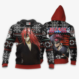 Renji Abarai Ugly Christmas Sweater Custom Anime BL XS12 7