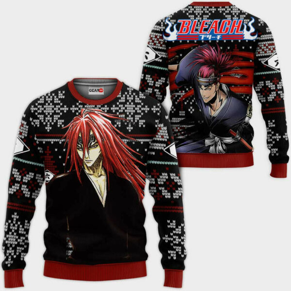 Renji Abarai Ugly Christmas Sweater Custom Anime BL XS12 1