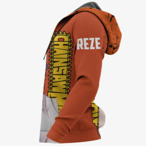Reze Hoodie Custom Chainsaw Man Anime Merch Clothes 11
