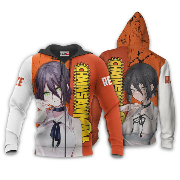 Reze Hoodie Custom Chainsaw Man Anime Merch Clothes 1