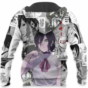 Reze Hoodie Custom Manga Style Chainsaw Man Anime Jacket Shirt 10