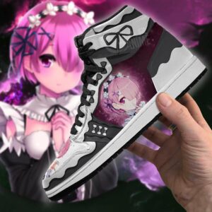 Re:Zero Rem Ram Shoes Custom Anime Sneakers 6