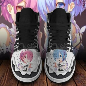 Re:Zero Rem Ram Shoes Custom Anime Sneakers 7