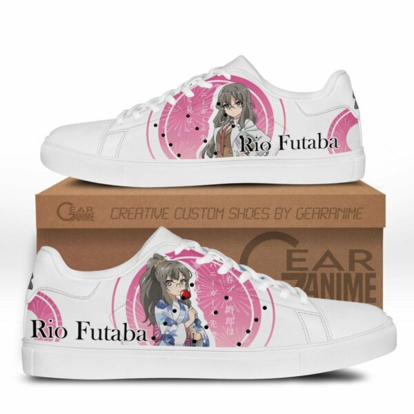 Rio Futaba Skate Shoes Custom Anime Bunny Girl Senpai Shoes 1