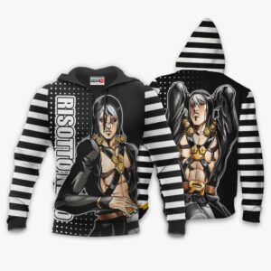 Risotto Nero Hoodie Custom Anime JJBAs Merch Clothes 8