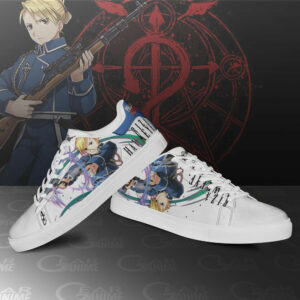 Riza Hawkeye Skate Shoes Fullmetal Alchemist Custom Anime Sneakers SK10 6