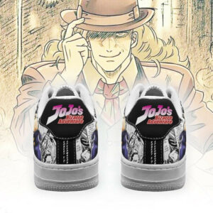 Robert Speedwagon Shoes Manga Style JoJo’s Anime Sneakers Fan Gift PT06 5