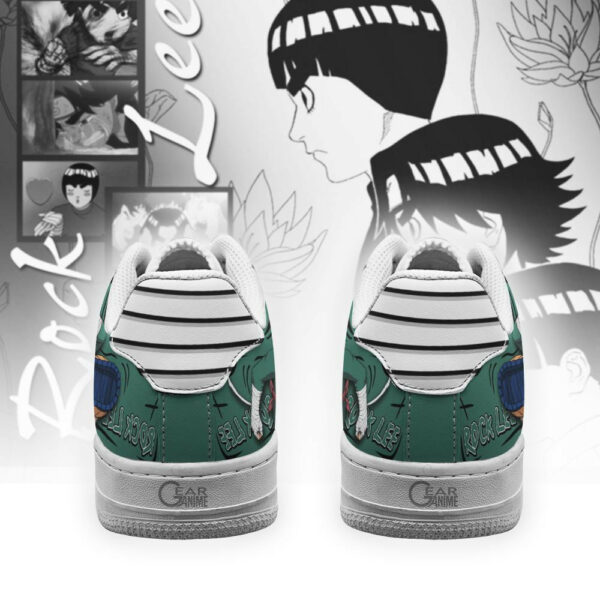 Rock Lee Air Shoes Custom Anime Sneakers 5