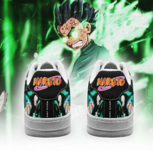 Rock Lee Shoes Custom Anime Sneakers Leather 5