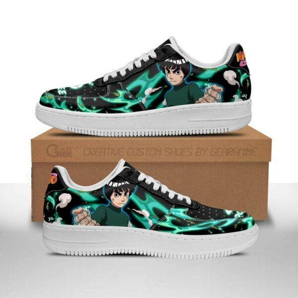 Rock Lee Shoes Custom Anime Sneakers Leather 1