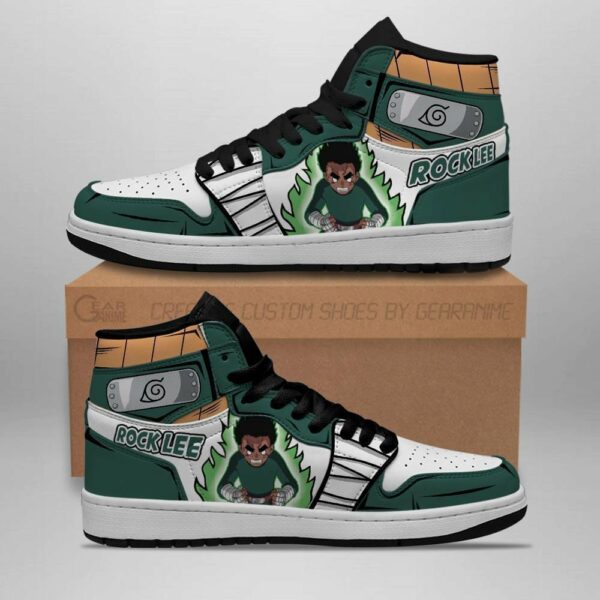 Rock Lee Sneakers Power Costume Boots Anime Shoes 2