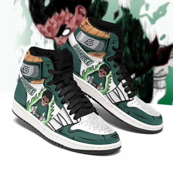 Rock Lee Sneakers Power Costume Boots Anime Shoes 1