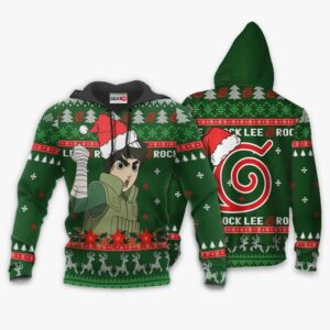 Rock Lee Ugly Christmas Sweater Custom Naruto Anime XS12 7