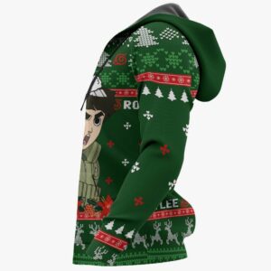 Rock Lee Ugly Christmas Sweater Custom Naruto Anime XS12 9