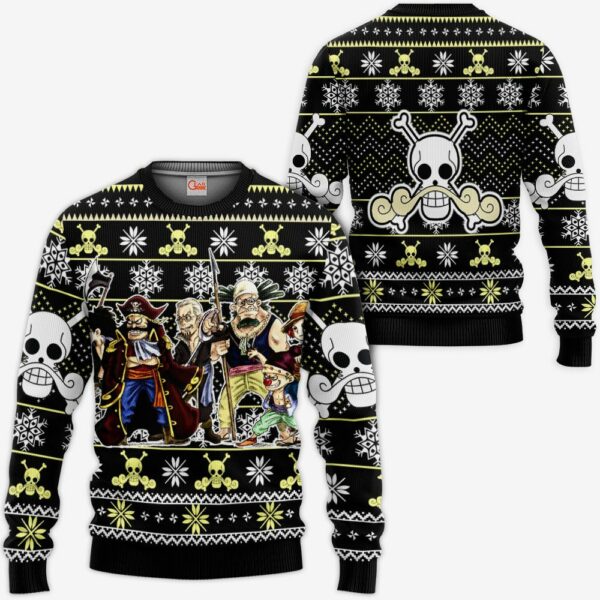 Roger Pirates Ugly Christmas Sweater Custom Anime One Piece XS12 1