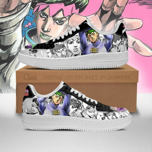 Rohan Kishibe Shoes Manga Style JoJo Anime Sneakers Fan Gift PT06 1