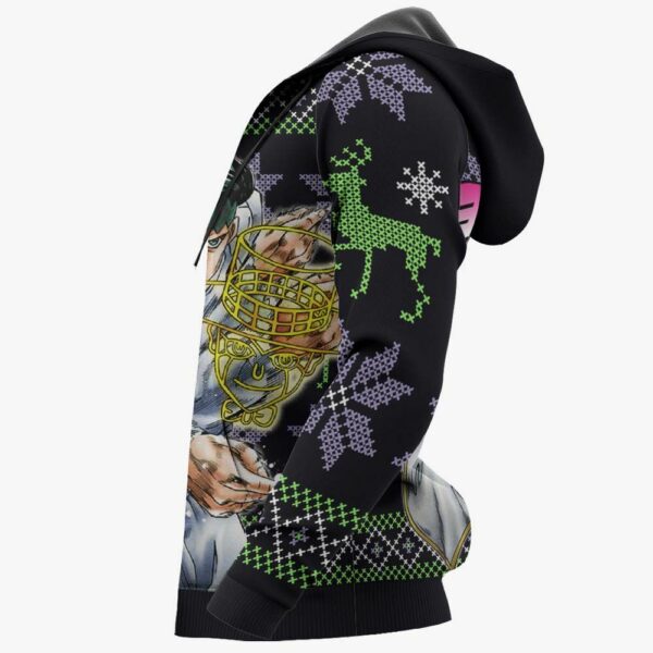 Rohan Kishibe Ugly Christmas Sweater Custom Anime JJBA XS12 5