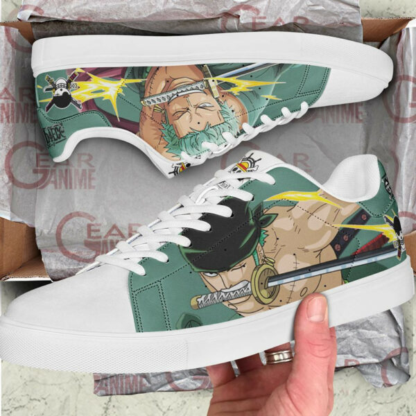 Roronoa Zoro Skate Shoes One Piece Custom Anime Sneakers 2