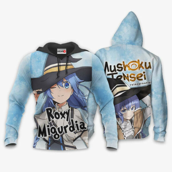 Roxy Migurdia Hoodie Custom Mushoku Tensei Anime Merch Clothes 3