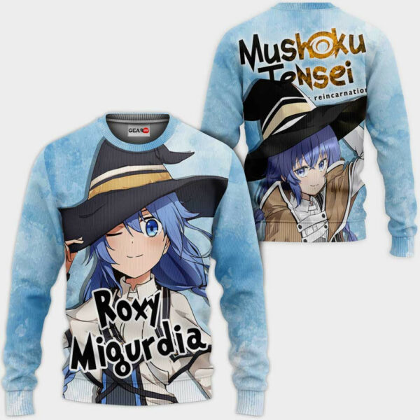 Roxy Migurdia Hoodie Custom Mushoku Tensei Anime Merch Clothes 2