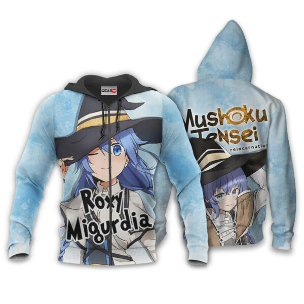 Roxy Migurdia Hoodie Custom Mushoku Tensei Anime Merch Clothes 1
