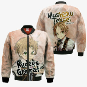 Rudeus Greyrat Hoodie Custom Mushoku Tensei Anime Merch Clothes 9