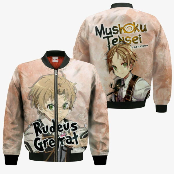 Rudeus Greyrat Hoodie Custom Mushoku Tensei Anime Merch Clothes 4