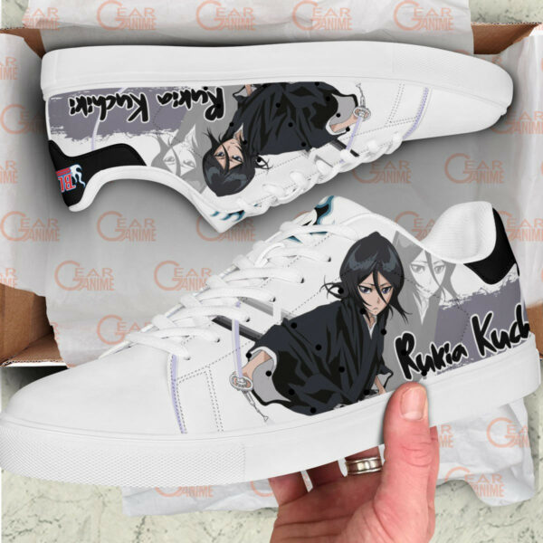 Rukia Kuchiki Skate Shoes Custom Anime Bleach Shoes 2