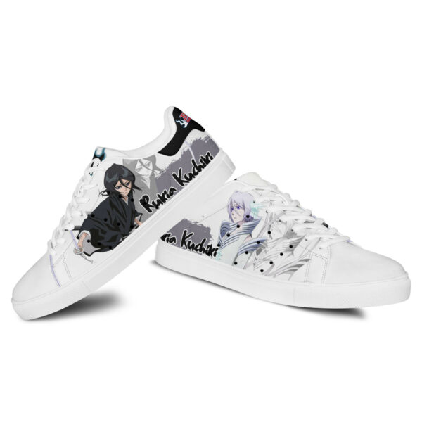 Rukia Kuchiki Skate Shoes Custom Anime Bleach Shoes 4