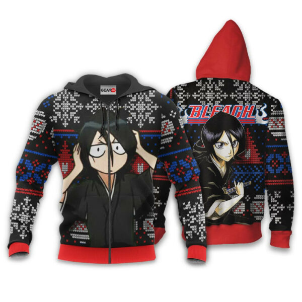 Rukia Kuchiki Ugly Christmas Sweater Custom Anime BL XS12 2