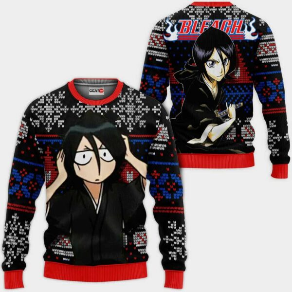 Rukia Kuchiki Ugly Christmas Sweater Custom Anime BL XS12 1