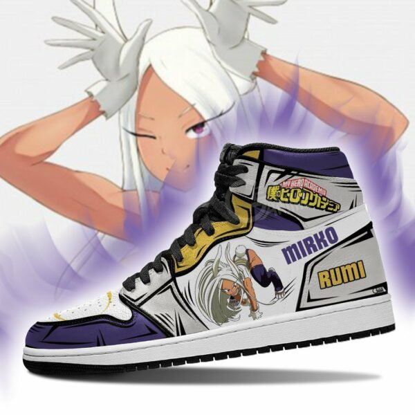 Rumi Usagiyama Shoes Mirko Custom Anime My Hero Academia Sneakers 3