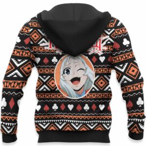 Runa Yomozuki Ugly Christmas Sweater Custom Anime Kakegurui XS12 8