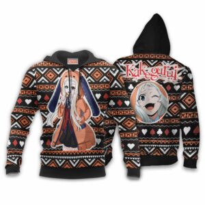 Runa Yomozuki Ugly Christmas Sweater Custom Anime Kakegurui XS12 7