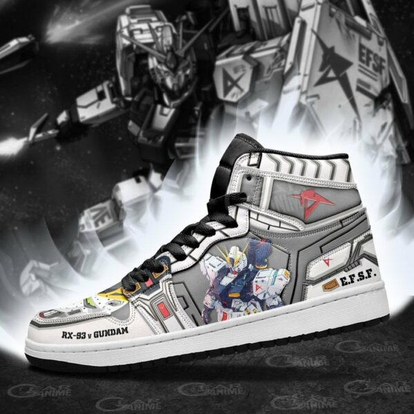 RX-93 v Gundam Shoes Custom Gundam Anime Sneakers 4