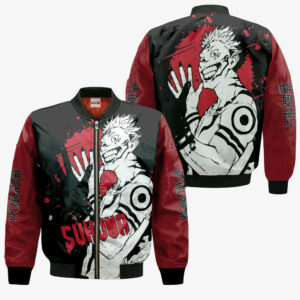 Ryomen Sukuna Hoodie Custom Jujutsu Kaisen Anime Merch Clothes Monochrome 9