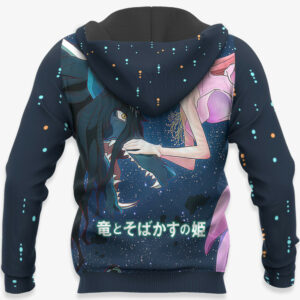 Ryuu to Sobakasu no Hime Naitou Suzu Belle Hoodie Custom Anime Merch Clothes 10