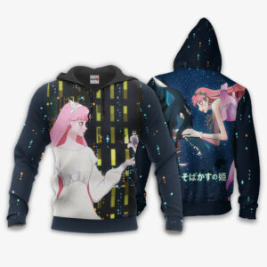 Ryuu to Sobakasu no Hime Naitou Suzu Belle Hoodie Custom Anime Merch Clothes 8