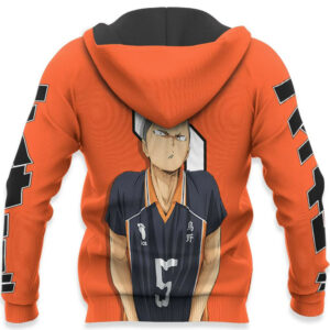 Ryuunosuke Tanaka Hoodie Custom Haikyuu Anime Merch Clothes 10