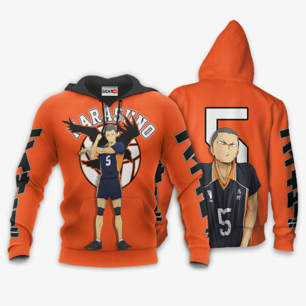 Ryuunosuke Tanaka Hoodie Custom Haikyuu Anime Merch Clothes 3