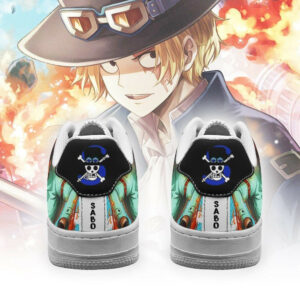 Sabo Air Shoes Custom Anime One Piece Sneakers 5