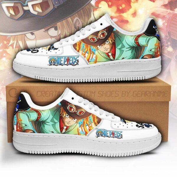Sabo Air Shoes Custom Anime One Piece Sneakers 1