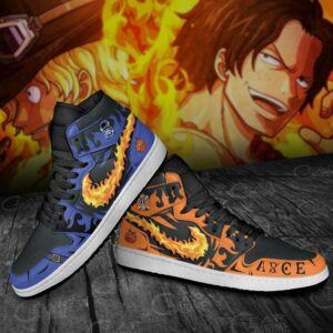 Sabo and Portgas Ace Shoes Custom Anime One Piece Sneakers 7