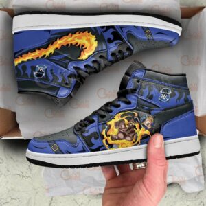 Sabo Mera Mera Shoes Custom Anime One Piece Sneakers 6