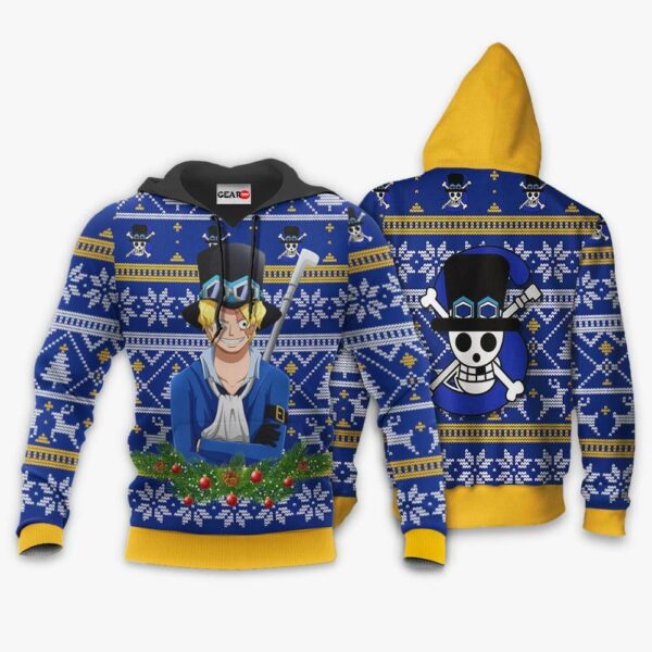 Sabo Ugly Christmas Sweater Custom One Piece Anime XS12 3