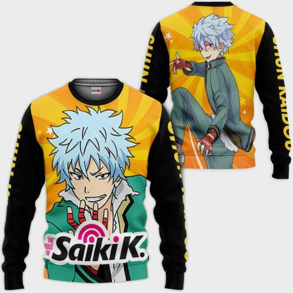 Saiki K Shun Kaidou Hoodie Saiki K Anime Merch Clothes 2