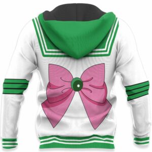 Sailor Jupiter Uniform Hoodie Shirt Sailor Moon Anime Zip Jacket 10