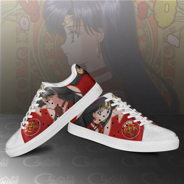 Sailor Mars Skate Shoes Sailor Anime Custom Sneakers SK10 3
